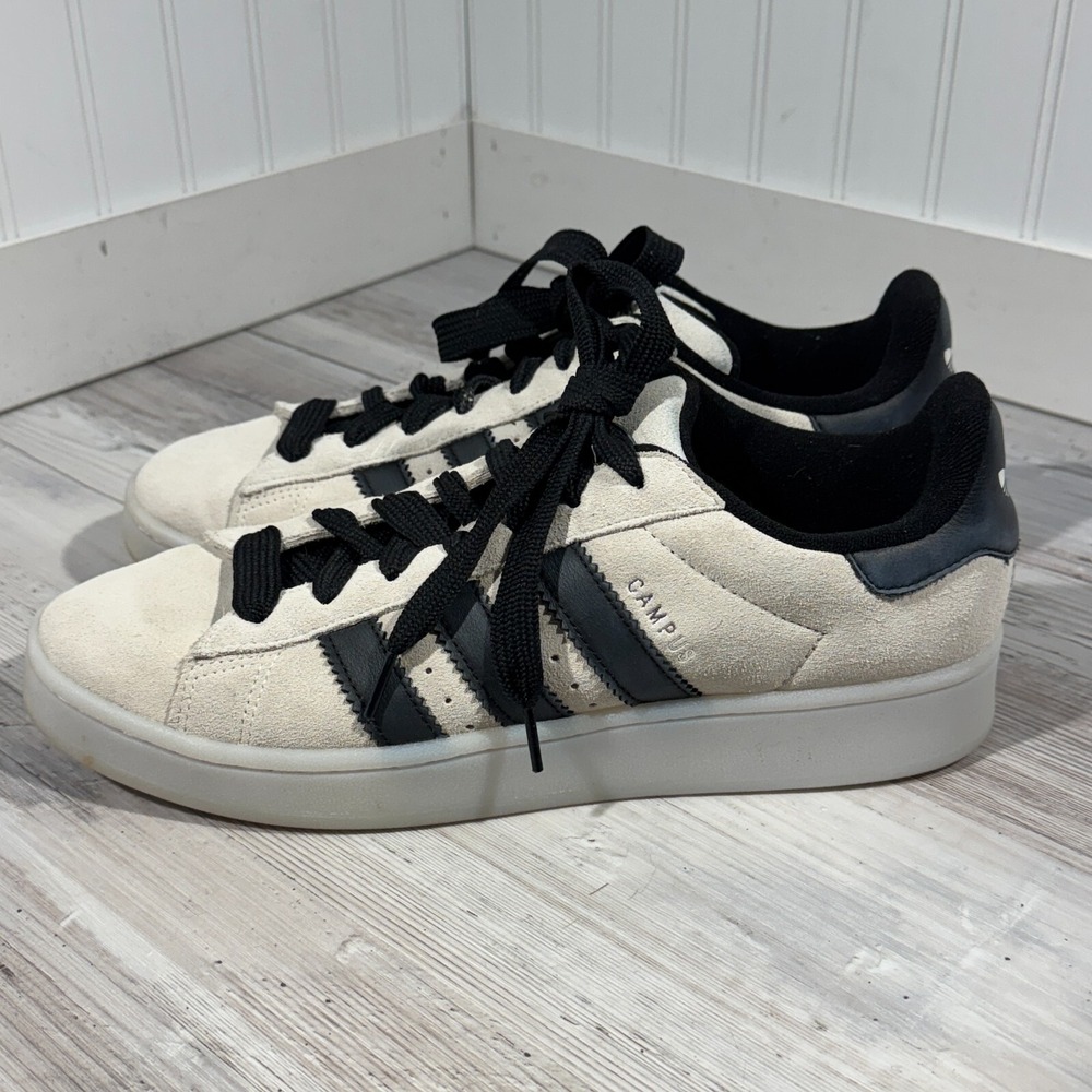 Adidas Campus Men's‎ Size 11.5 White Black White Soles